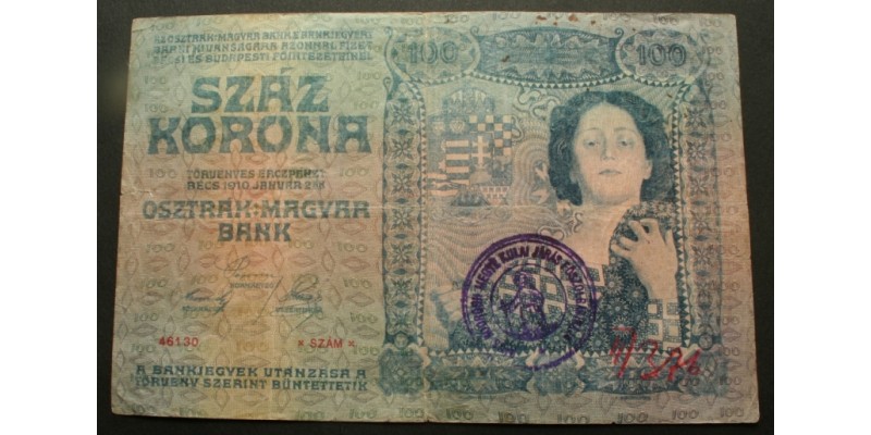 100 Korona 1910 R!